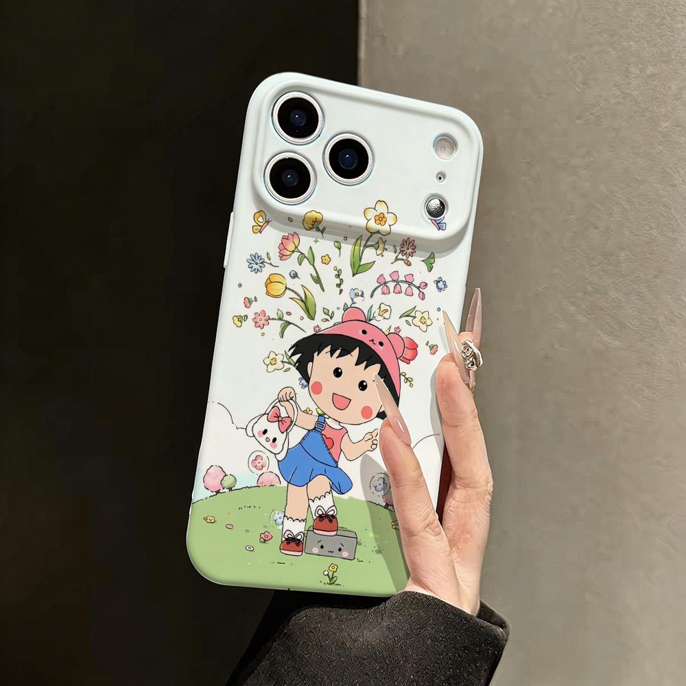 Apple Iphone 16 - Moda Anime C-Chi-bi M-Maruko Telefon Kılıfı