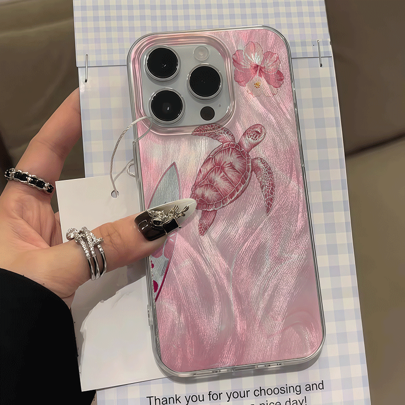 Xiaomi Redmi Note 14 - Dalga Desenli Yaz Deniz Telefon Kılıfı