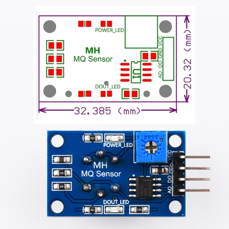 MQ2 MQ3 MQ4 MQ5 MQ-6 MQ-7 MQ-8 - Muscle Sensor Emg incelemesi ve fiyatı