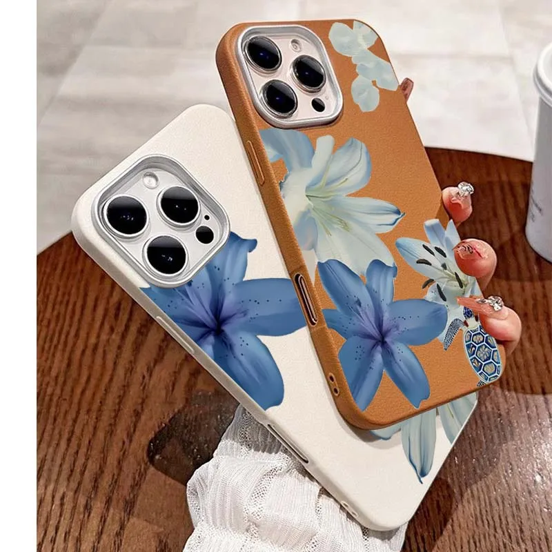 Şık Mavi Zambak Desenli Telefo - Xiaomi Redmi Note 14 incelemesi ve fiyatı